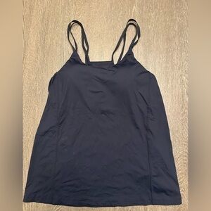 LIKE NEW ATHLETA BLACK MESH BACK SPAGHETTI STRAP BRAP TANK TOP - Size XS SKU:310